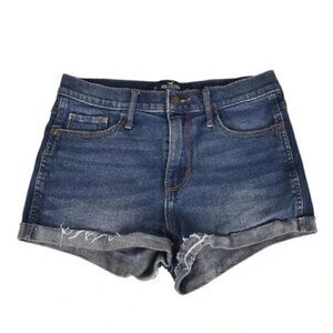 Hollister High-Rise Short-Short Vintage Stretch  Jean Shorts Size 27